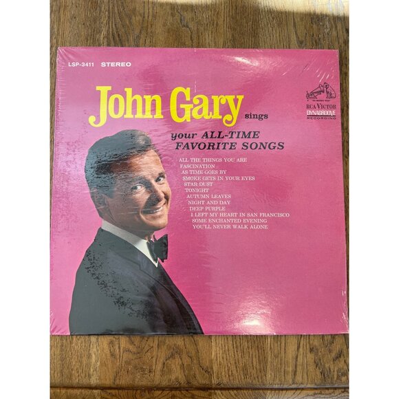 John Gary Sings Your All-Time Favorite Songs Vinyl Record LSP-3411 Album - Picture 1 of 5